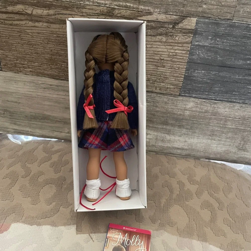 American Girl Molly McIntire 6.5 Inch Mini Doll & Book Set BeForever 1944 Outfit